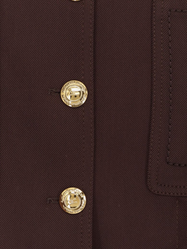 cropped viscose jacket by Selfnex