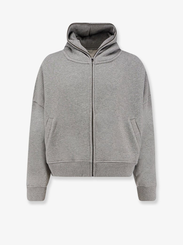 eternal zip cotton sweatshirt by Selfnex