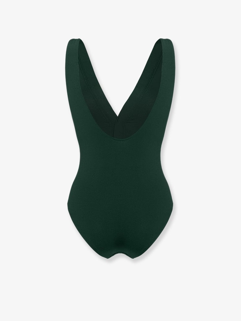 one-piece swimsuit lycra green by Selfnex