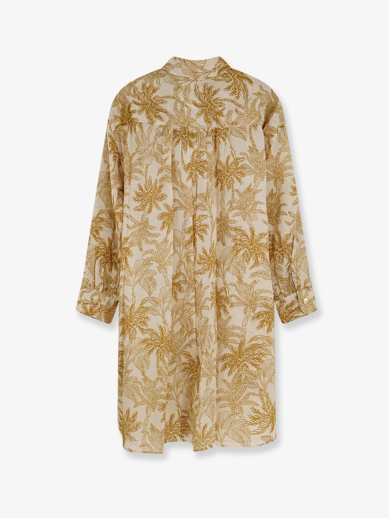 cotton shirt long panama yellow by Selfnex