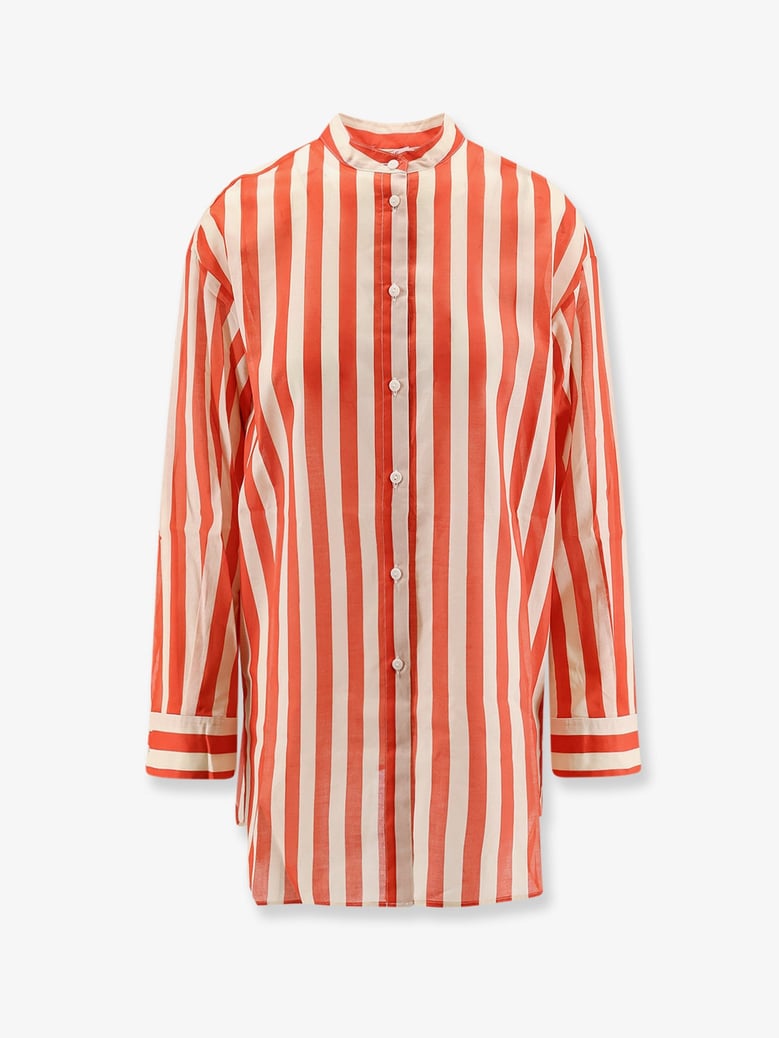 cotton shirt duetto orange by Selfnex