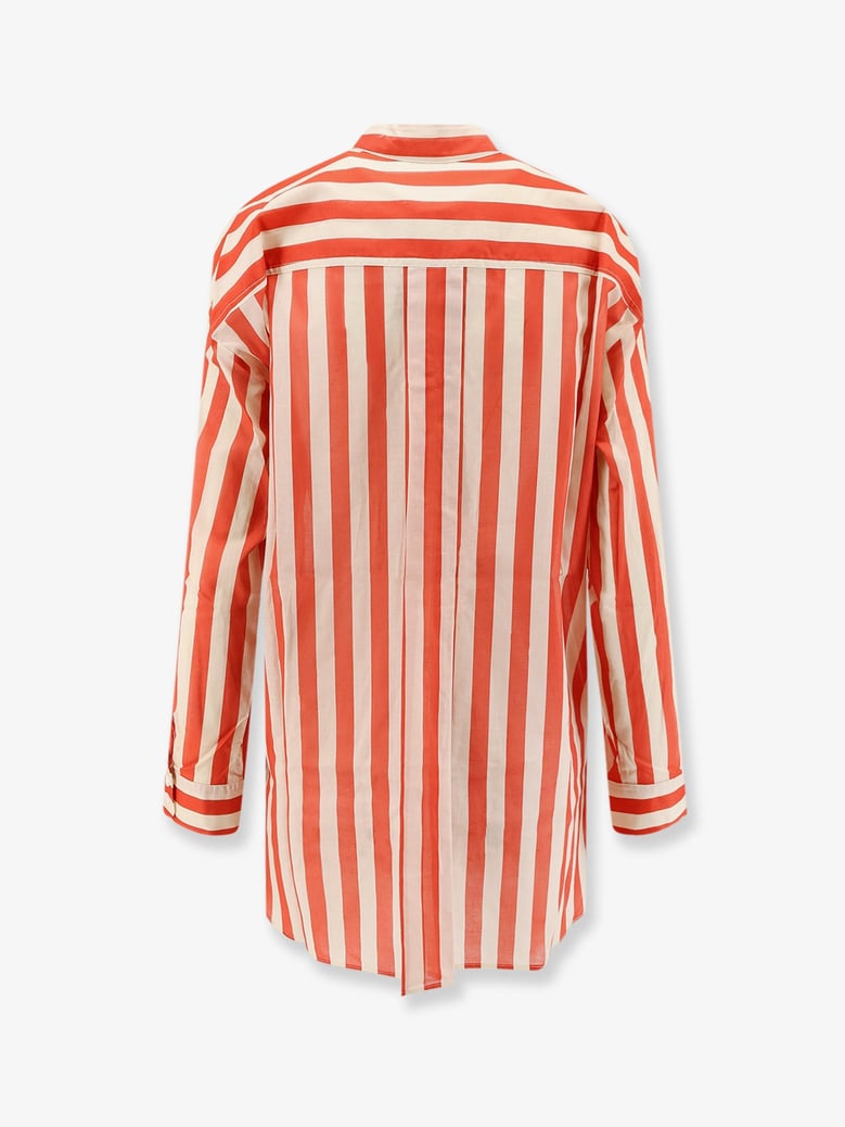 cotton shirt duetto orange by Selfnex