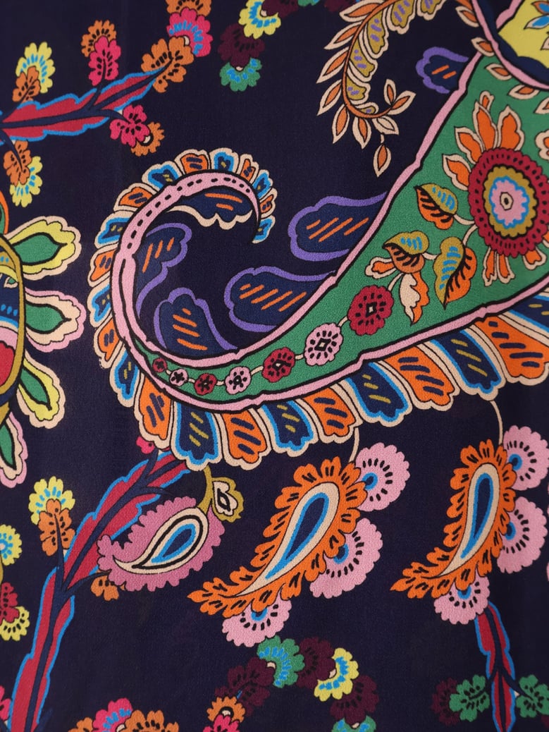 multicolor viscose shirt by Selfnex