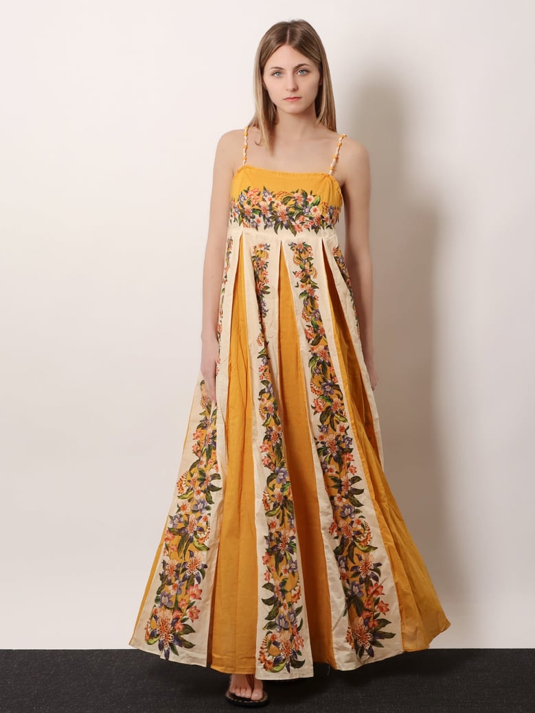 dress hilo yellow cotton by Selfnex