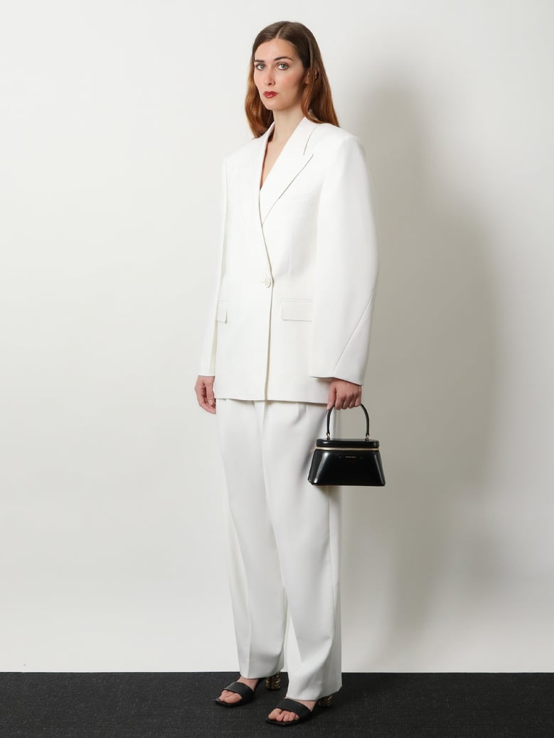 wool and mohair trousers by Selfnex