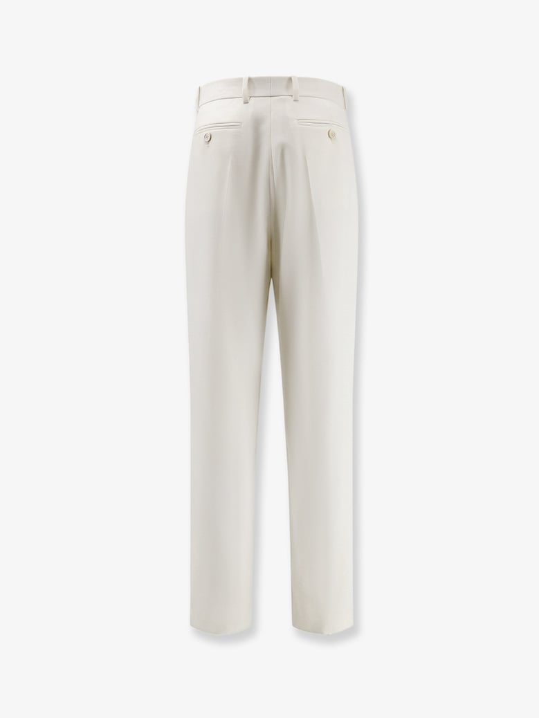 wool and mohair trousers by Selfnex