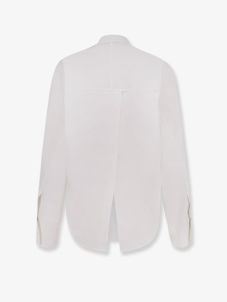 open back cotton shirt by Selfnex