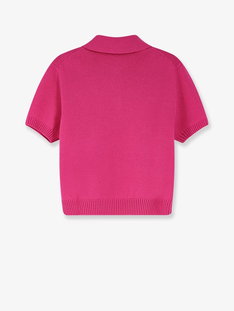 wool and cashmere polo shirt by Selfnex