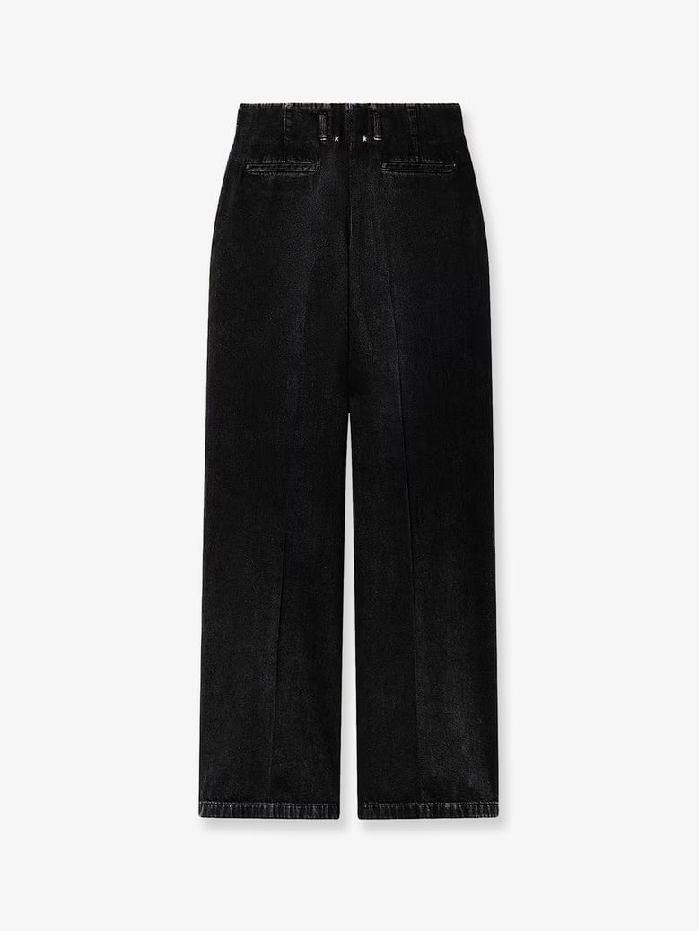 stone-washed cotton trousers by Selfnex