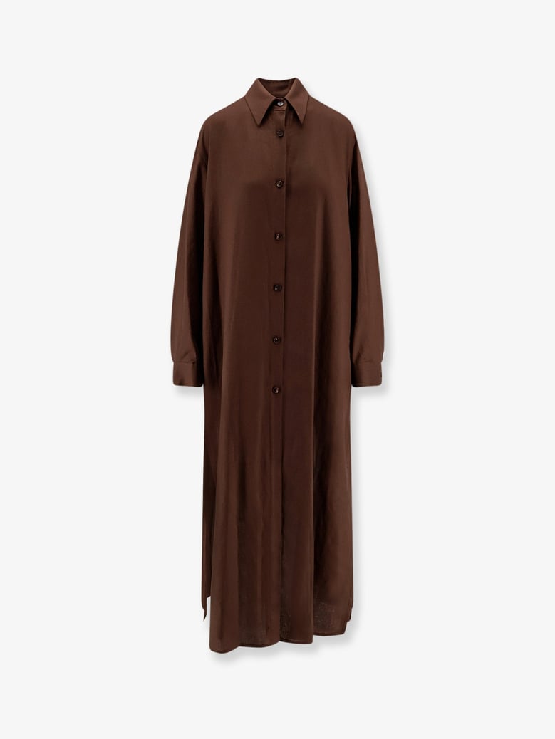 chemisier dress brown by Selfnex