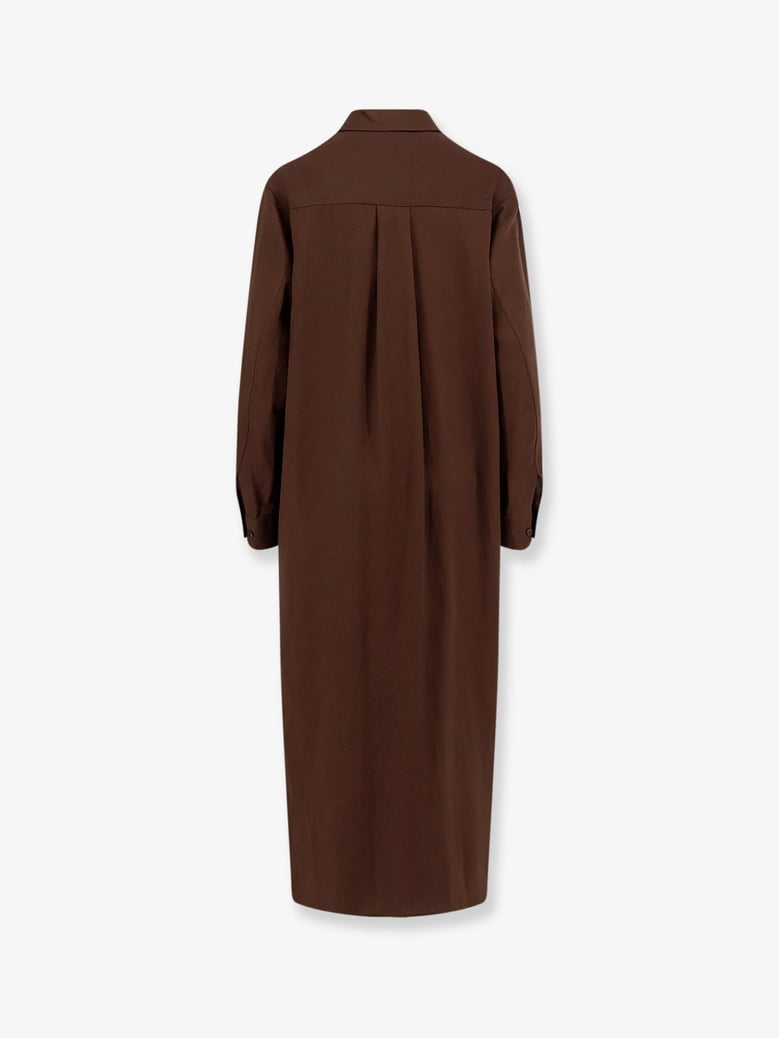 chemisier dress brown by Selfnex