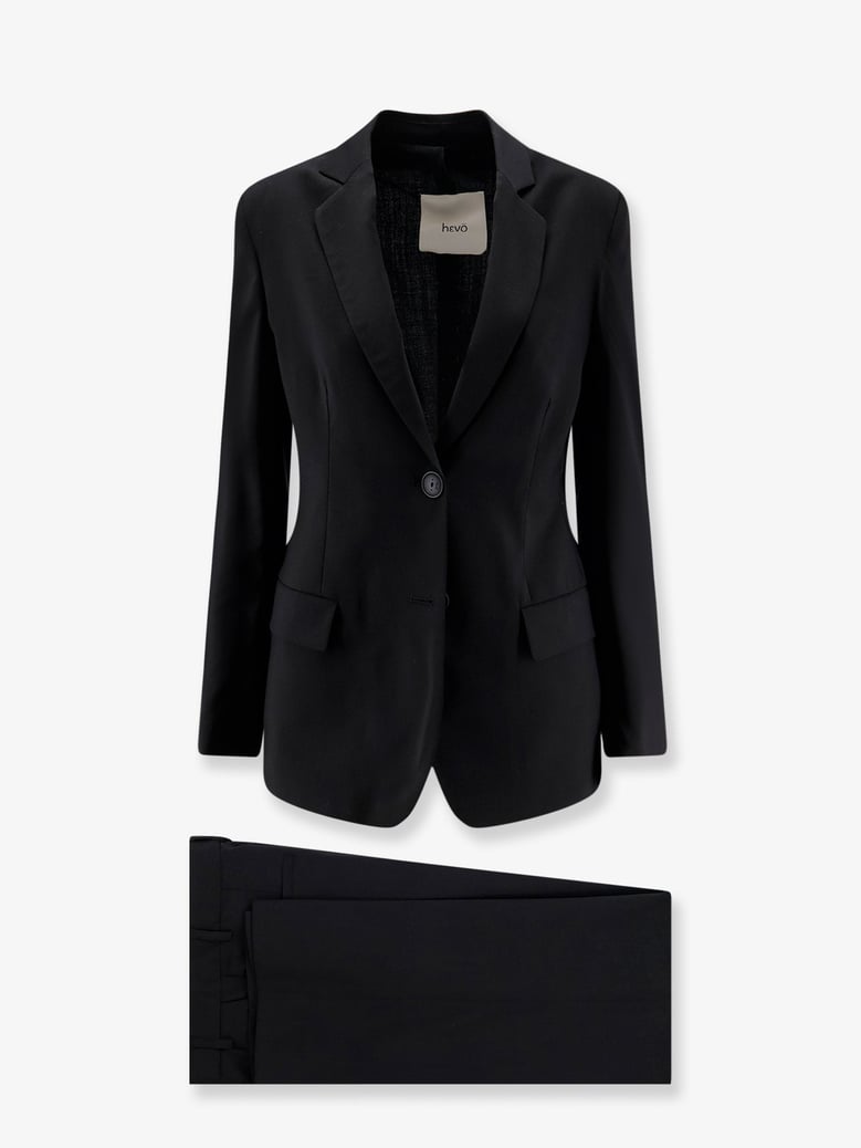 suit black virgin sheep's wool by Selfnex