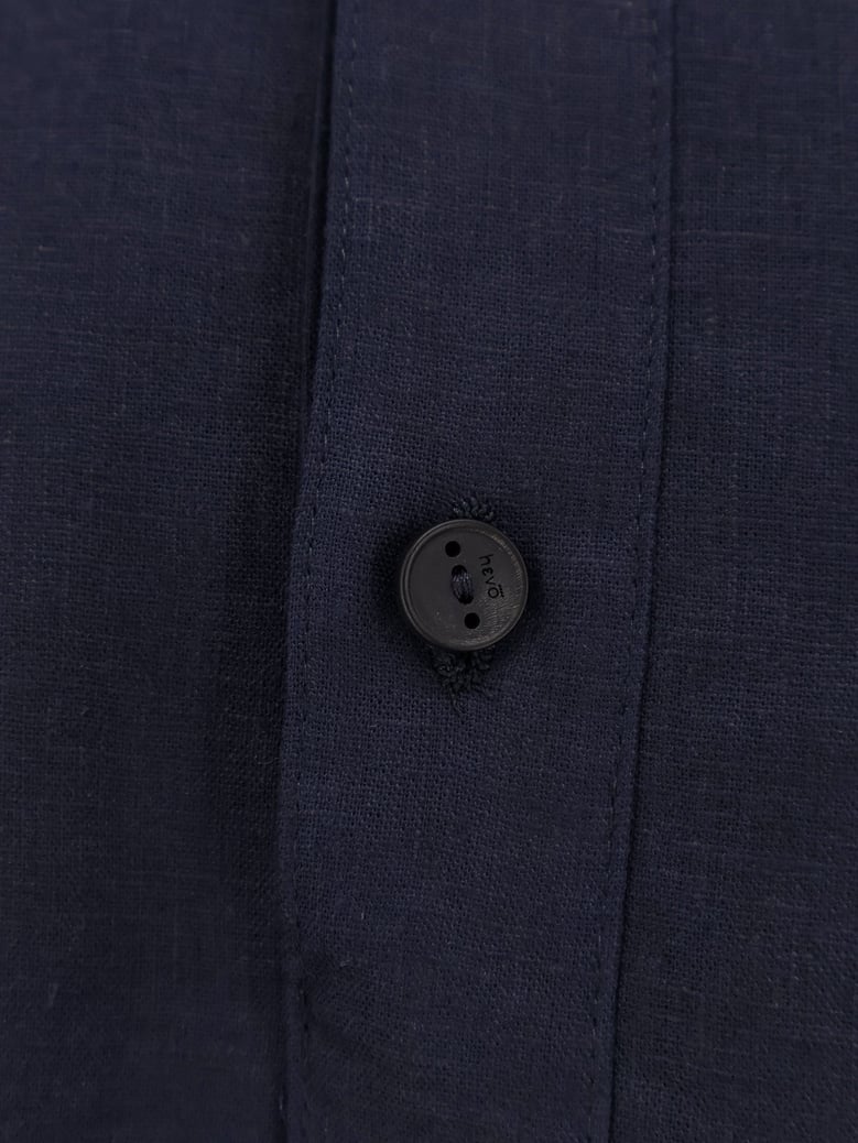 shirt montursi linen-blend blue by Selfnex