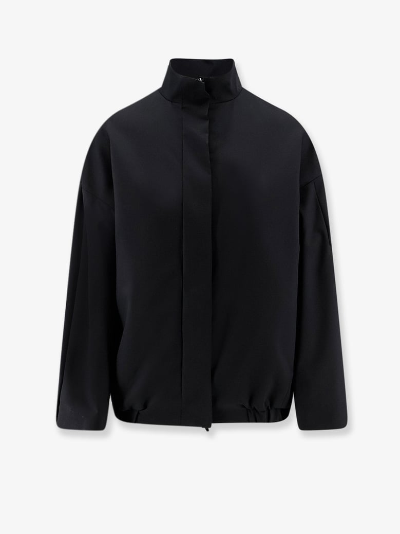 wool blend jacket black by Selfnex