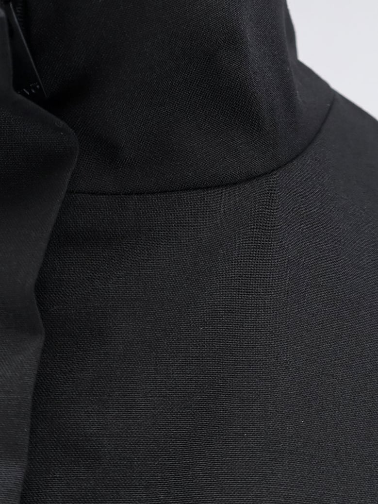 wool blend jacket black by Selfnex