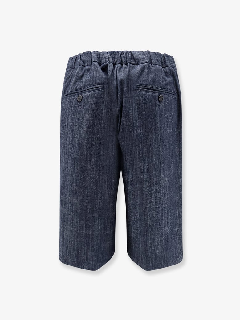 shorts torre lapillo blue cotton blend by Selfnex