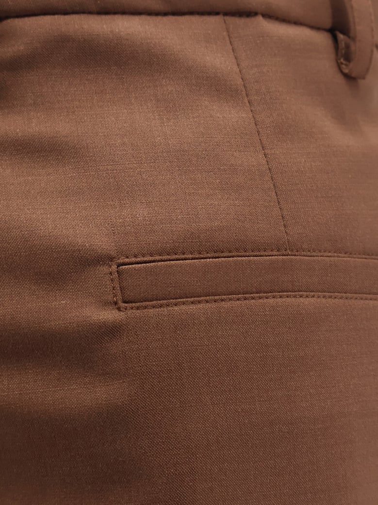 trousers torreveneri wool-blend brown by Selfnex