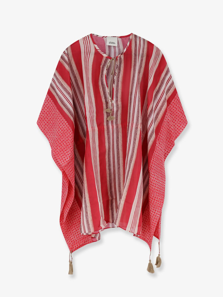 beach robe dress loreliz red by Selfnex