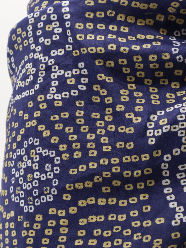 pareo scarf lucilia blue cotton-silk by Selfnex