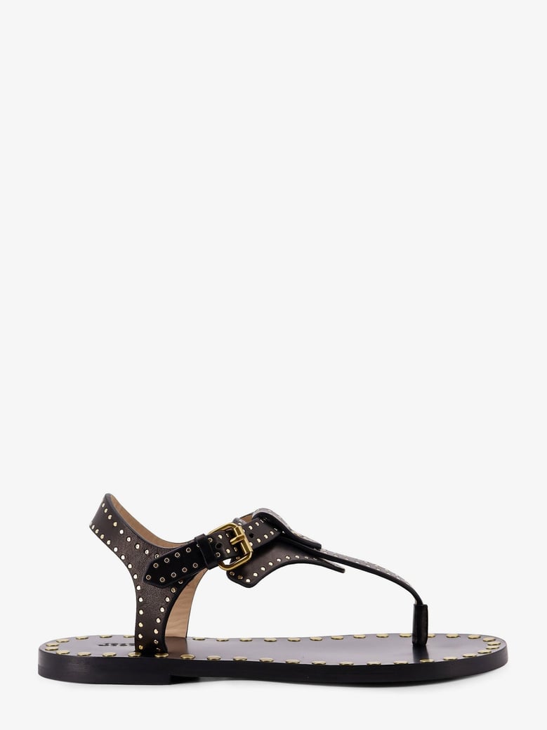 leather sandals with adjustable strap by Selfnex
