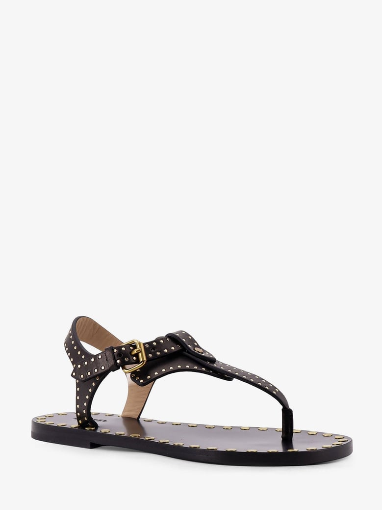 leather sandals with adjustable strap by Selfnex