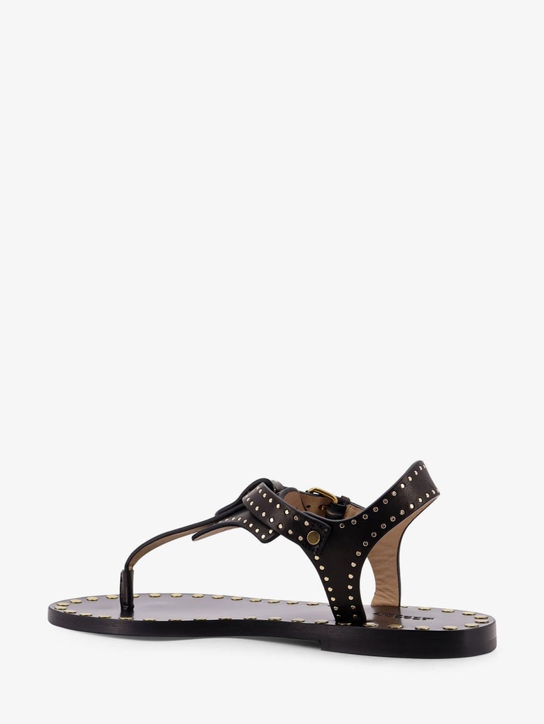 leather sandals with adjustable strap by Selfnex