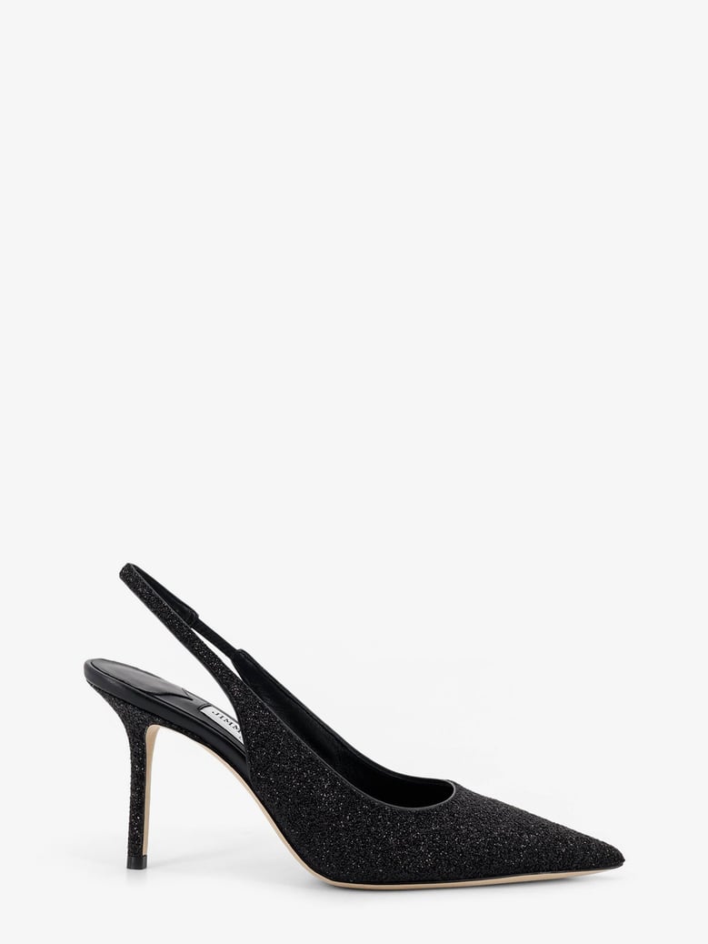 leather pumps love black glitter by Selfnex