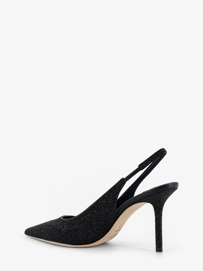 leather pumps love black glitter by Selfnex