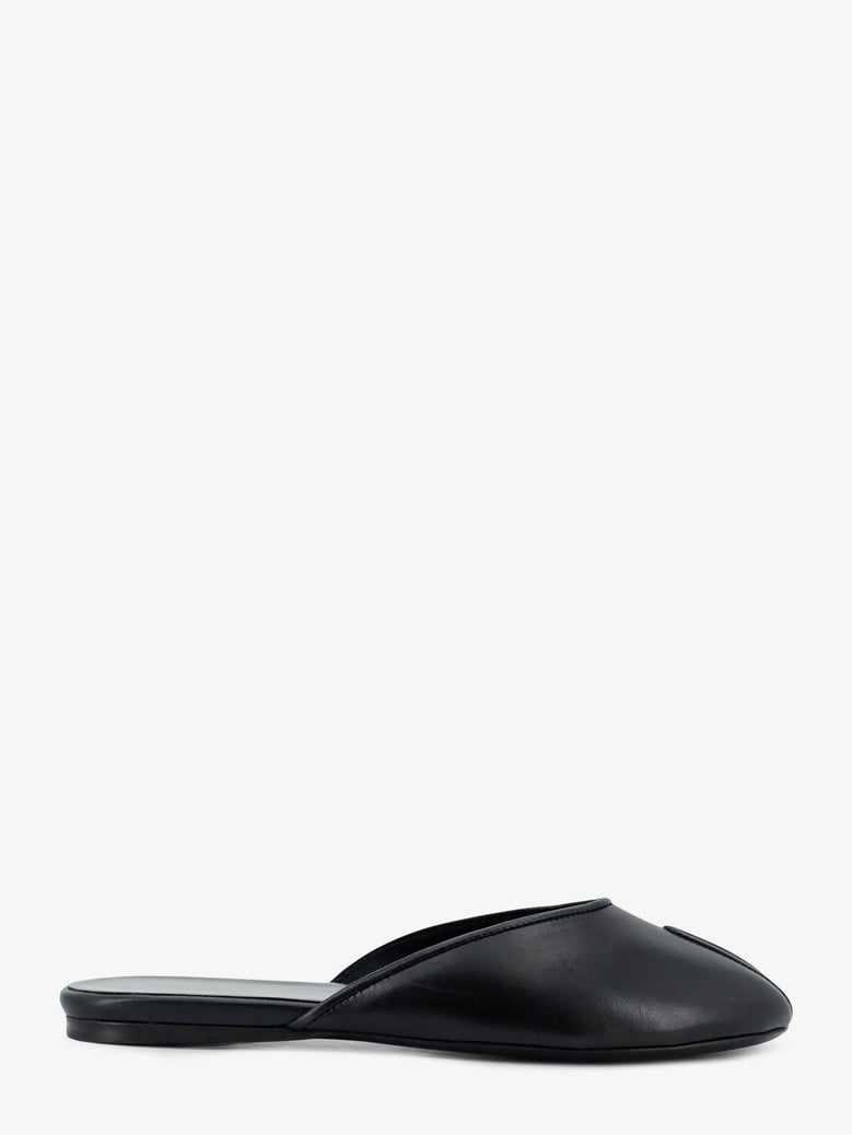 sandals date flat leather black by Selfnex