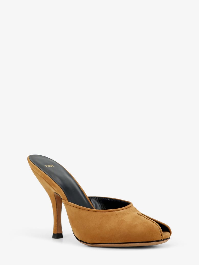 mule sandals date suede brown by Selfnex