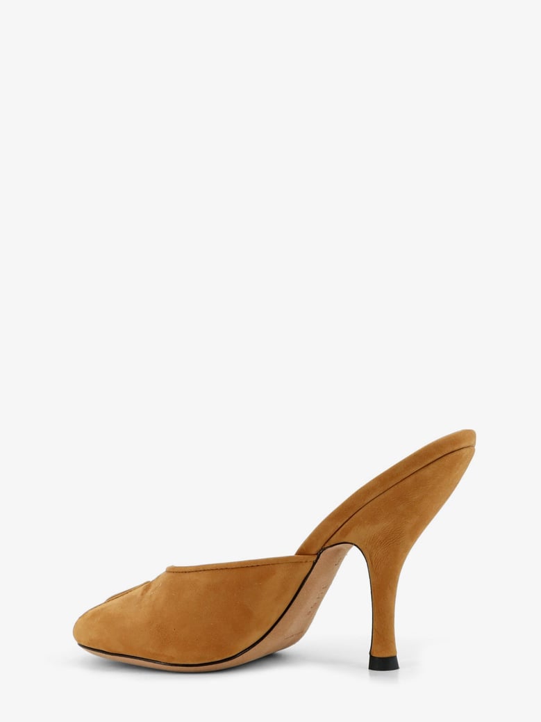 mule sandals date suede brown by Selfnex
