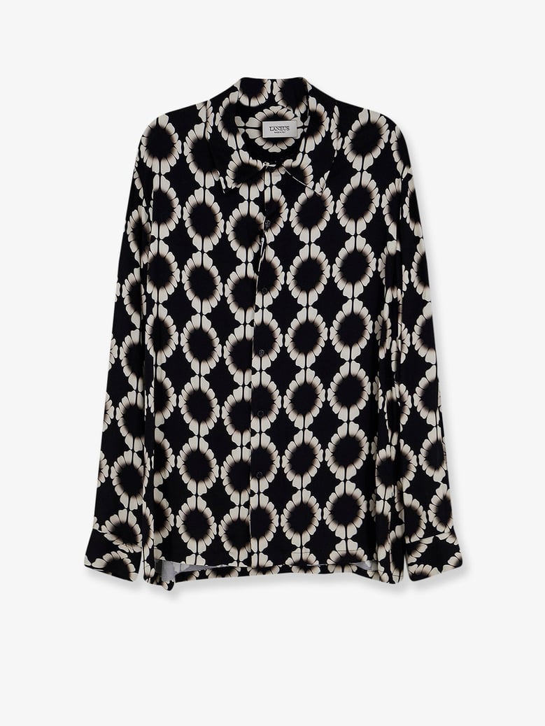 shirt boxy fit viscose black by Selfnex
