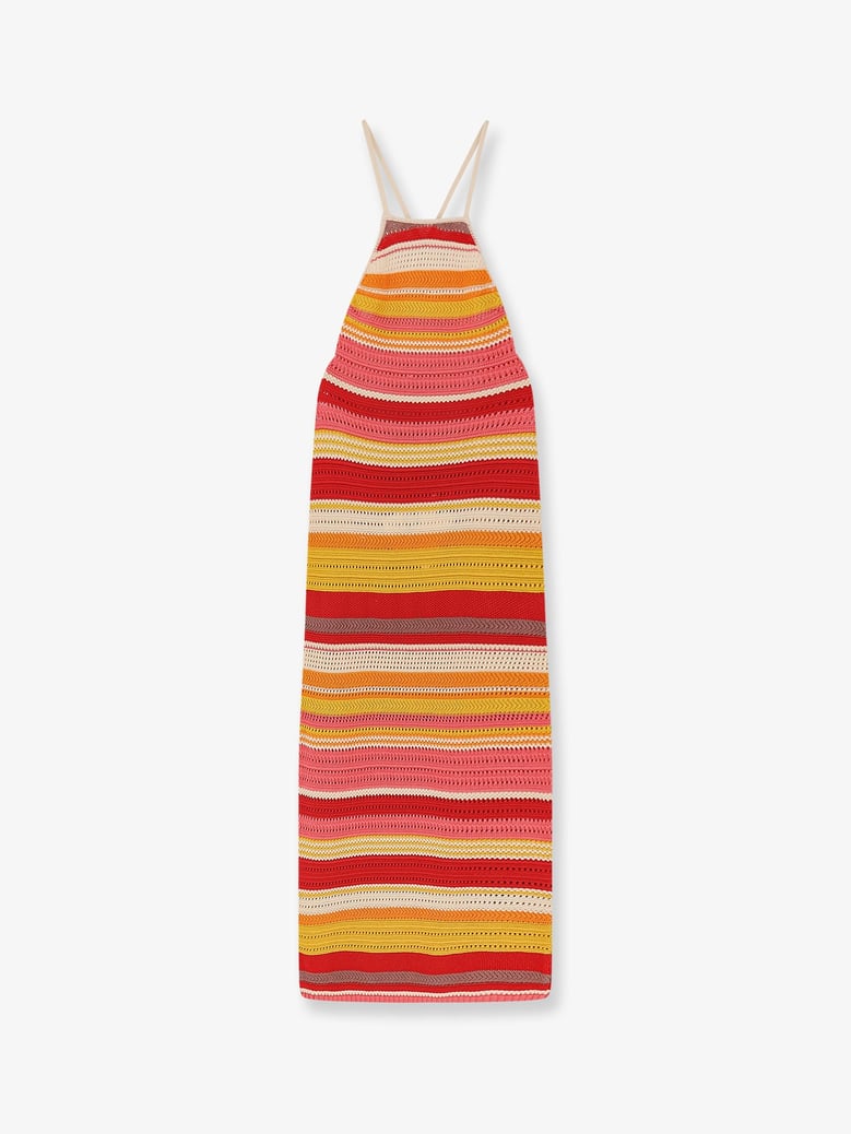 multicolor cotton dress by Selfnex