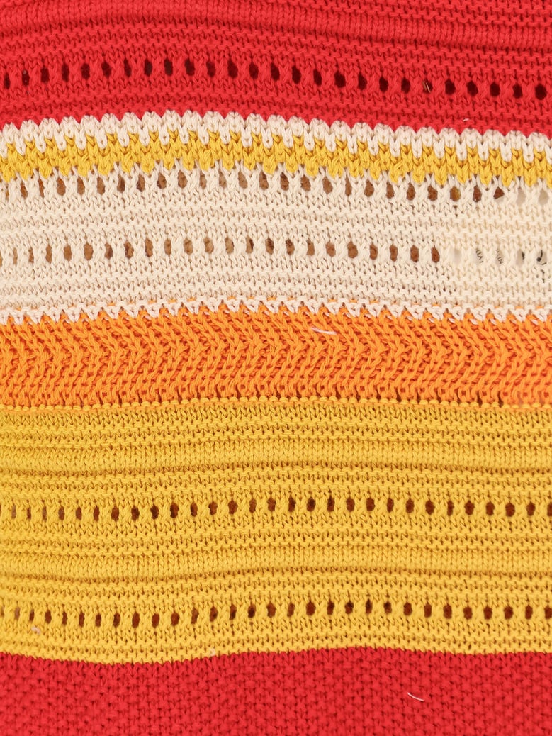 multicolor cotton dress by Selfnex