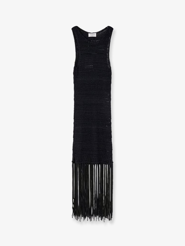 viscose and recycled polyester dress by Selfnex