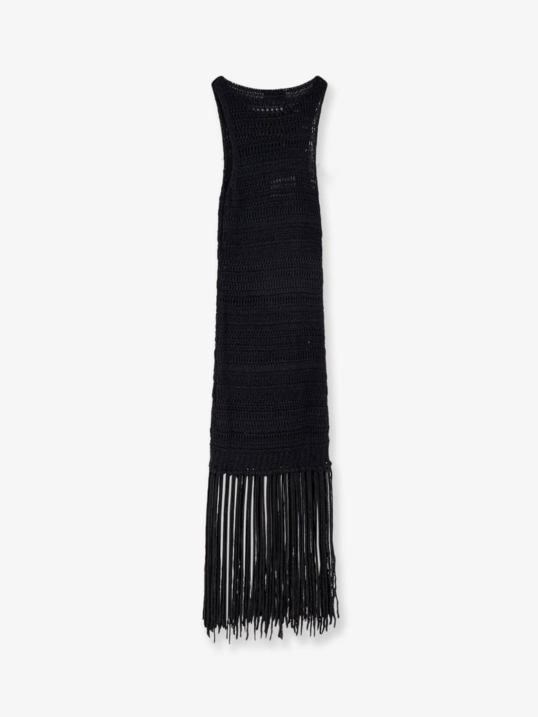 viscose and recycled polyester dress by Selfnex