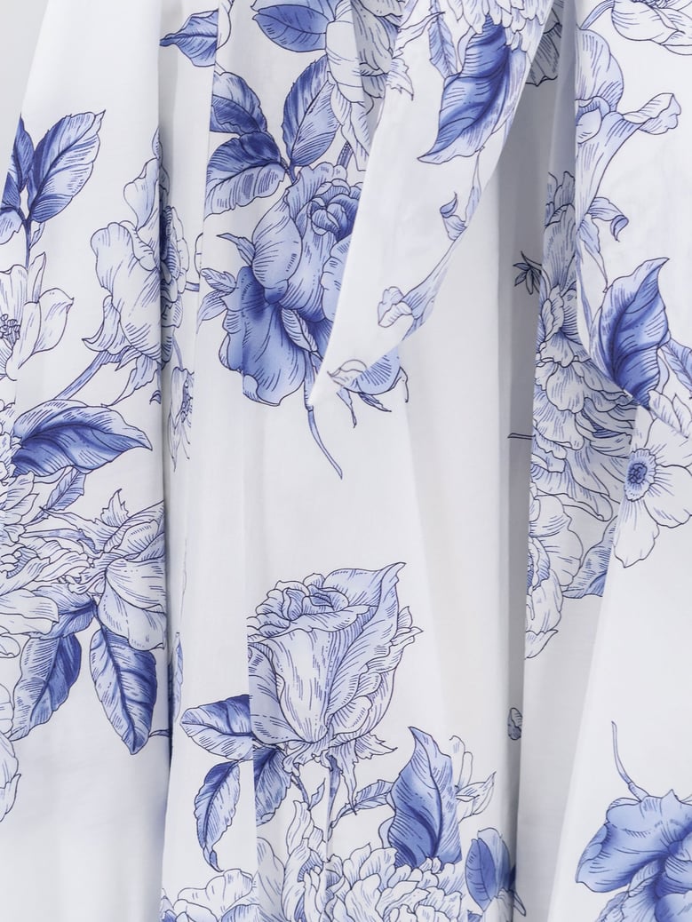dress mambo cotton blue by Selfnex