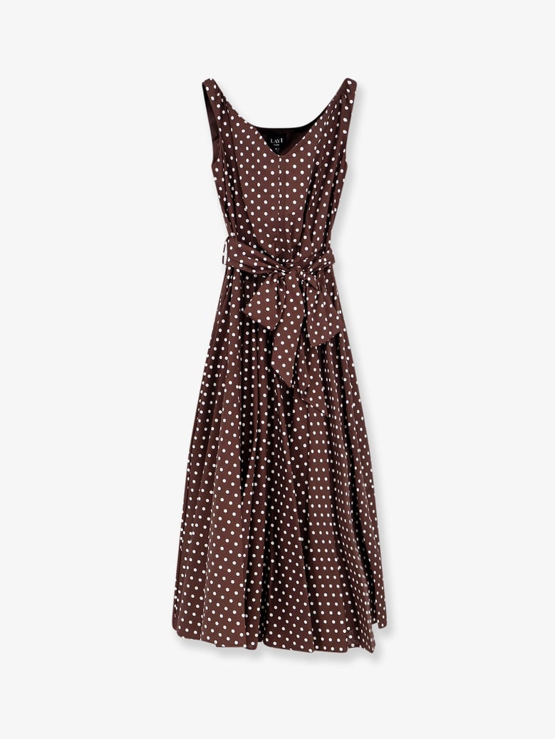 dress mambo brown cotton by Selfnex