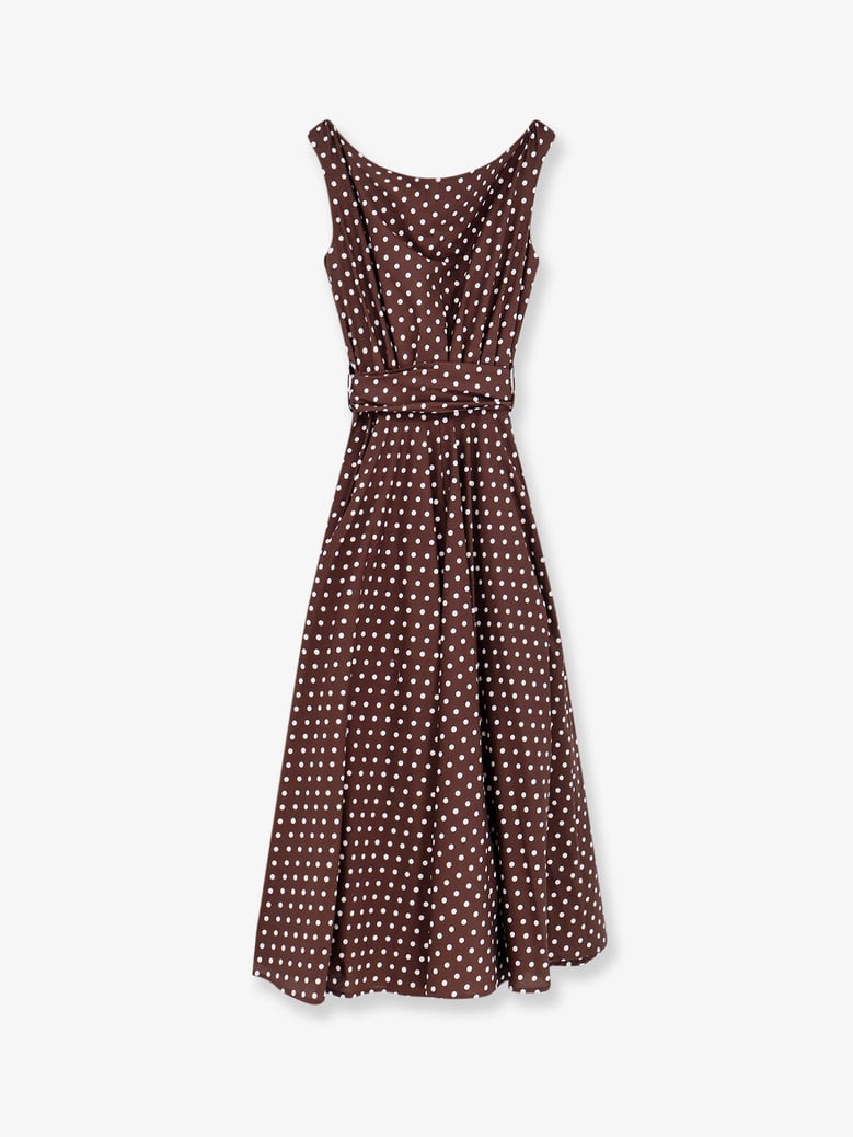 dress mambo brown cotton by Selfnex