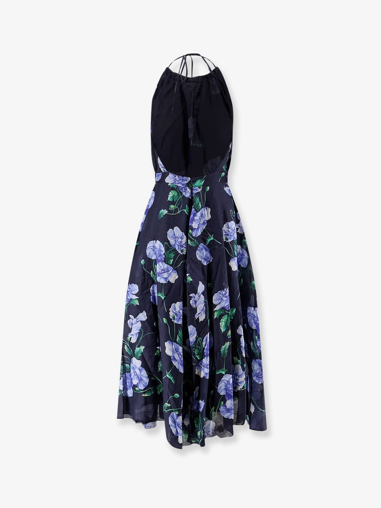 dress plumeria ramie blue by Selfnex