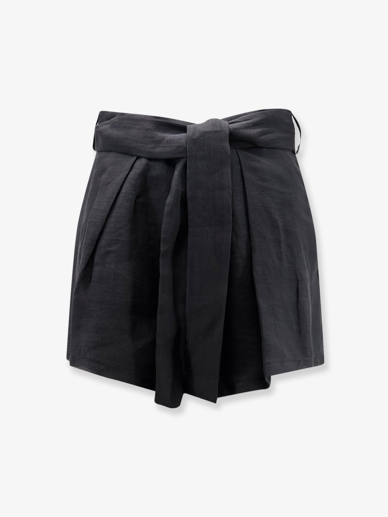 shorts dafne ramie black by Selfnex