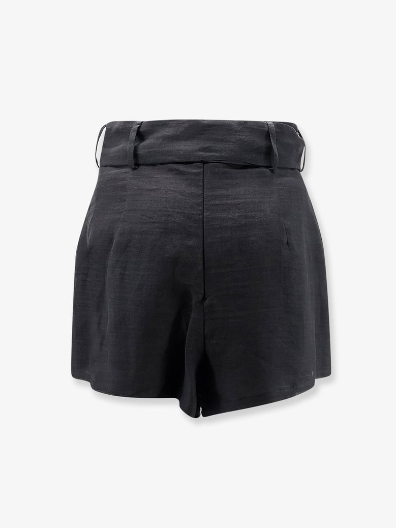 shorts dafne ramie black by Selfnex