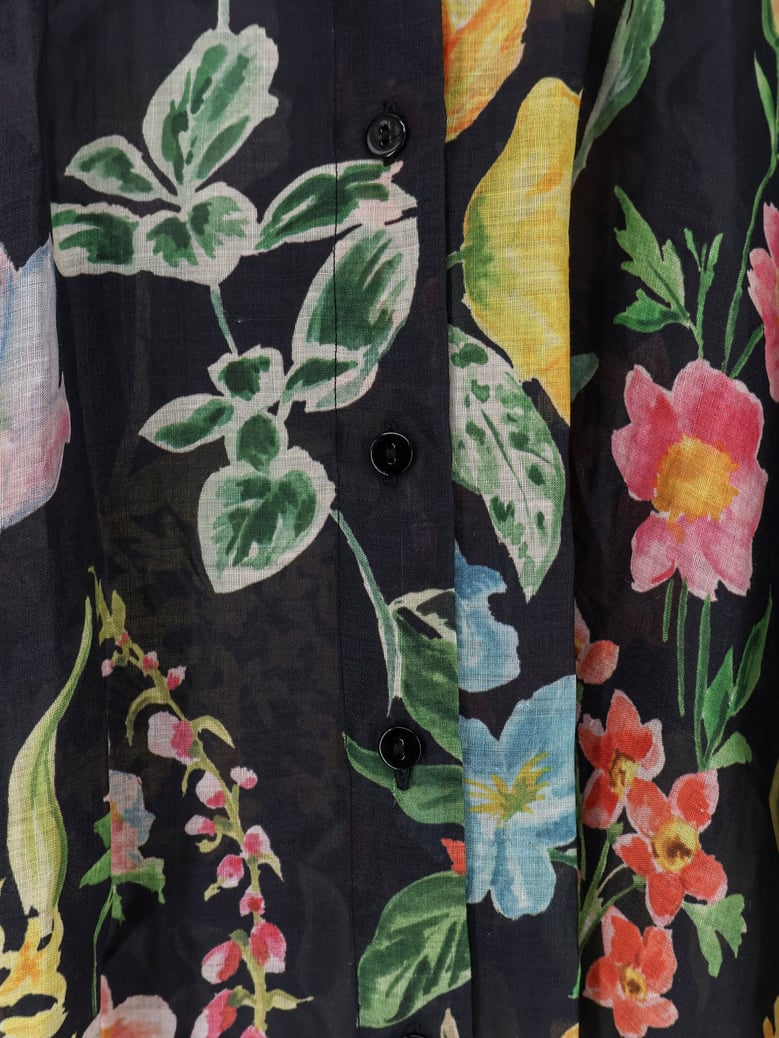 shirt afrodite ramie black by Selfnex
