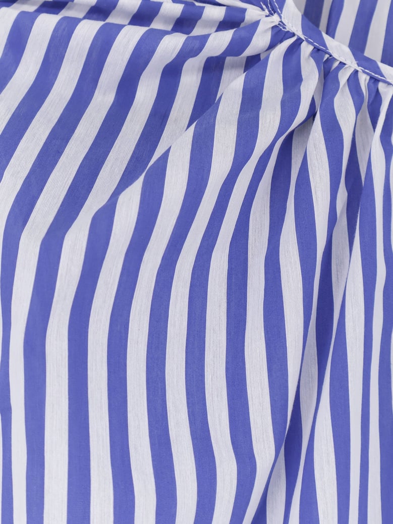 shirt nenné blue cotton blend by Selfnex