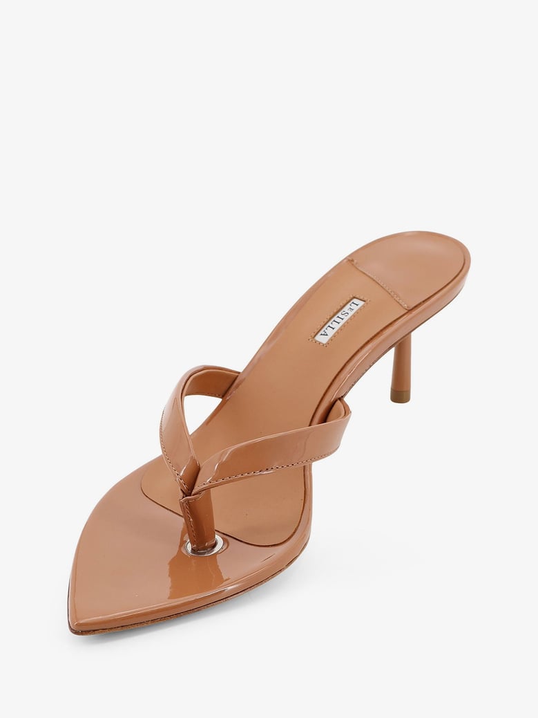 sandals gisele patent leather brown by Selfnex