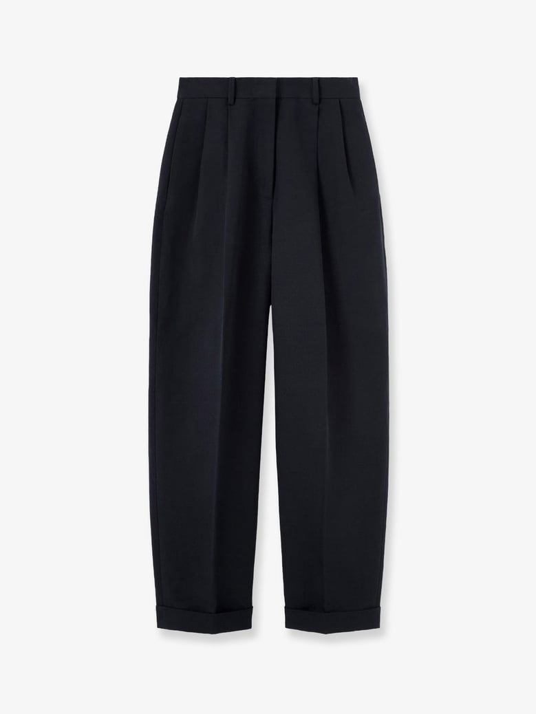 trousers cale blue linen-cotton by Selfnex