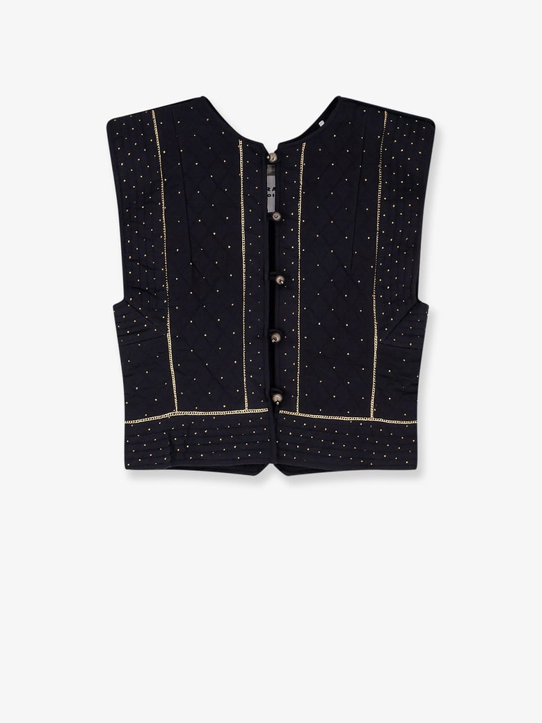 padded and quilted vest by Selfnex