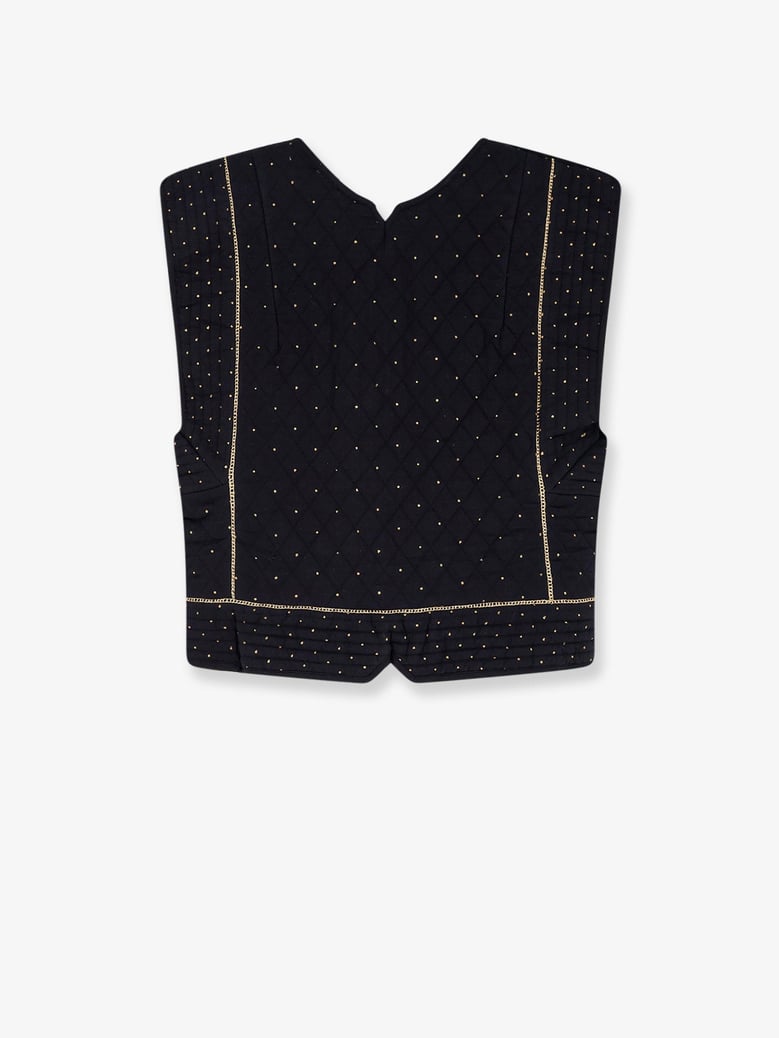 padded and quilted vest by Selfnex