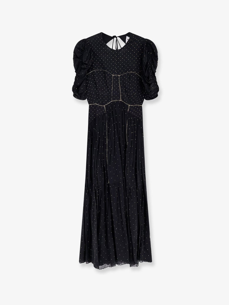 dress sichene polka-dot black by Selfnex