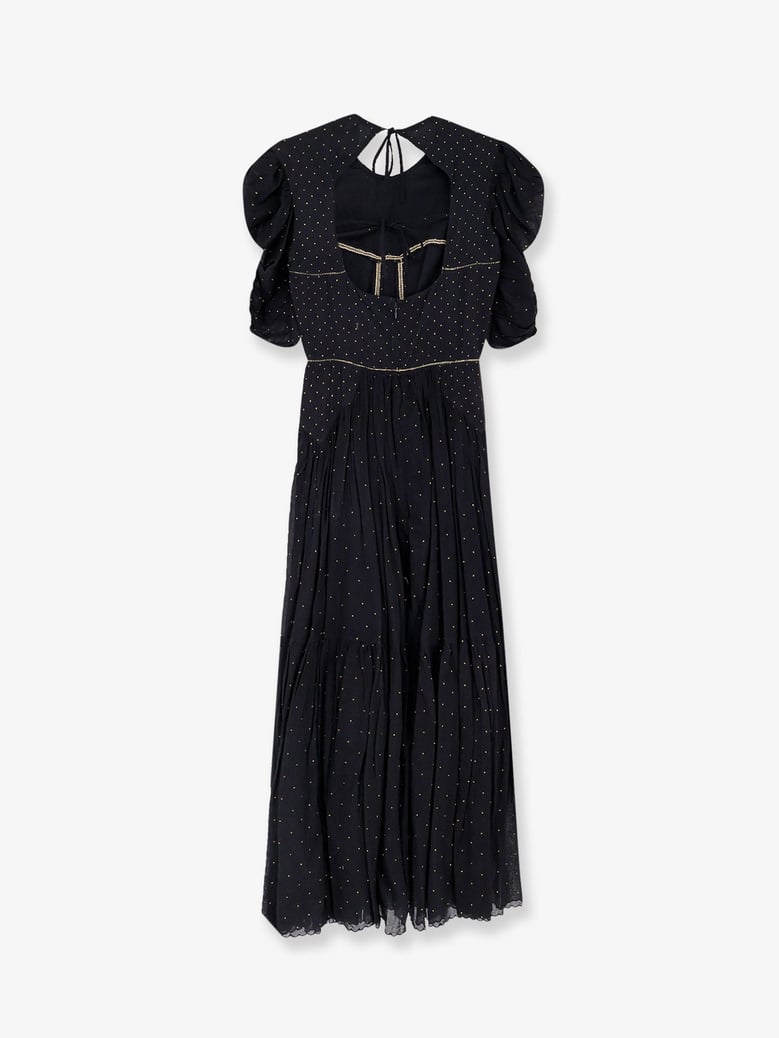 dress sichene polka-dot black by Selfnex